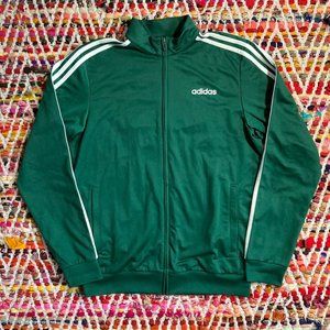 modern green adidas track jacket